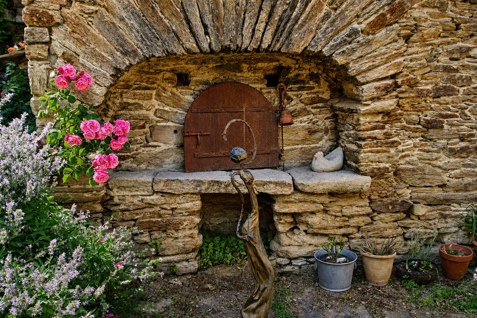 Four à pain du jardin de la Nauze
